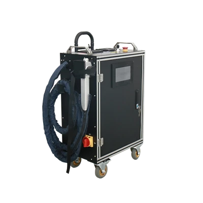 Draagbare laserontroestingsmachine